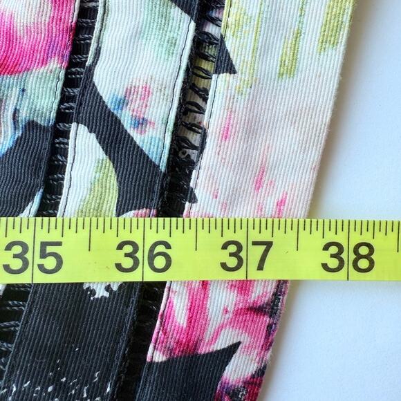 WHBM Black Floral Fit & Flare Dress 8 with Pockets Romantic Garden Party - Picture 14 of 14